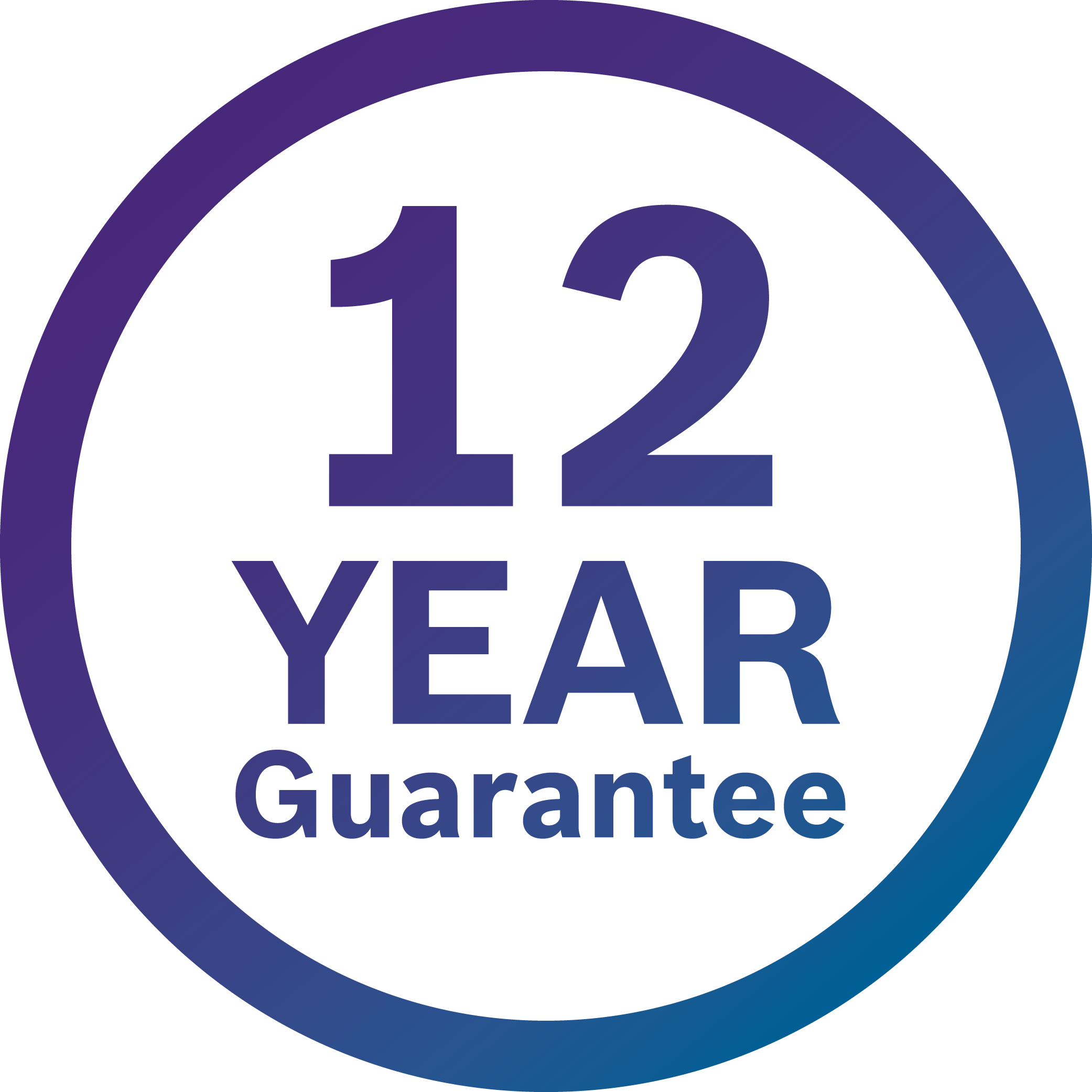12 year guarantee on selected boilers