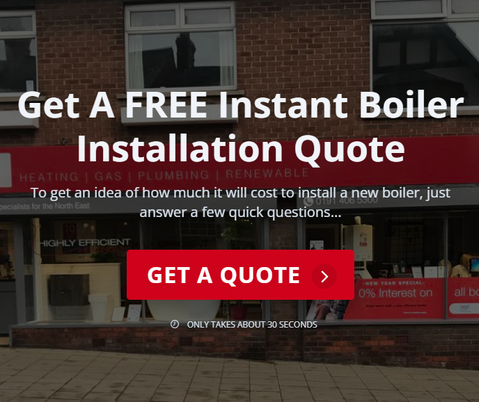 Get a free instant boiler quotation, boiler finance options available